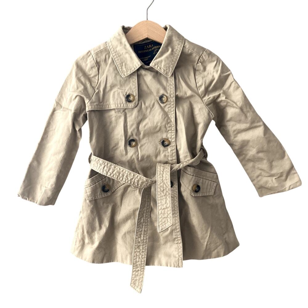 Zara Water Resistant Trench Coat - Tan - No Size Tag